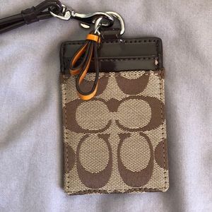 Coach Lanyard & ID holder